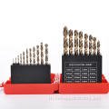 19 ชิ้น HSS Twist Drill Bits